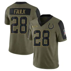 Quenton Nelson Indianapolis Colts Nike 2021 Salute To Service Limited  Player Jersey - Olive